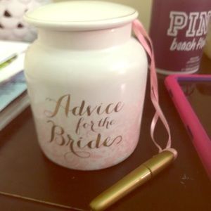 Bridal shower advice jar